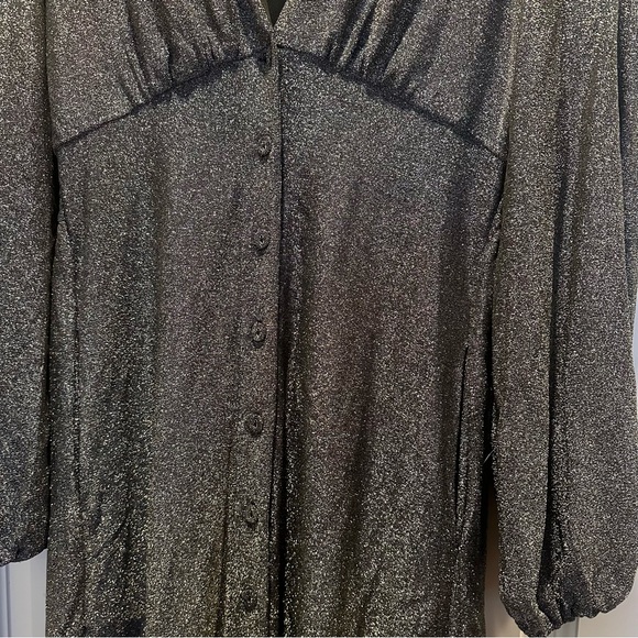 FRNCH Black Noir Wendy Dress S - Picture 4 of 5